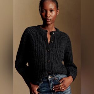 Sezane Emile Cardigan Black - Size M